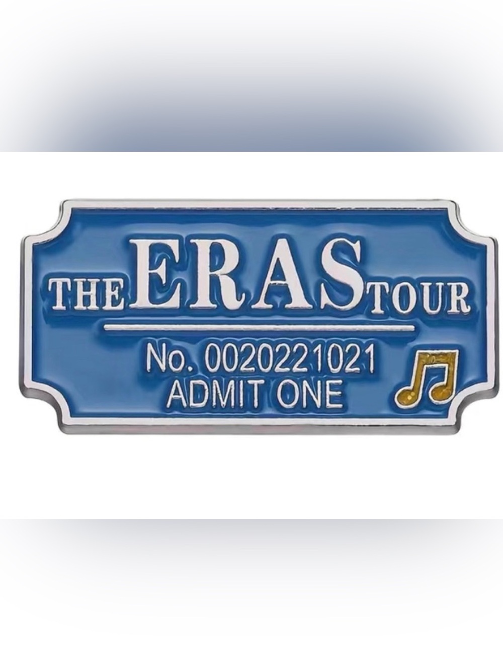 Taylor Swift Eras Tour Ticket Enamel Pin